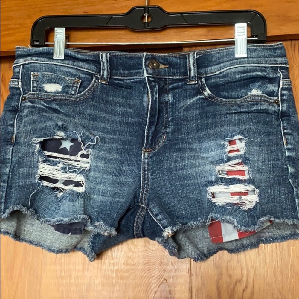 Fashion Nova Flag Shorts